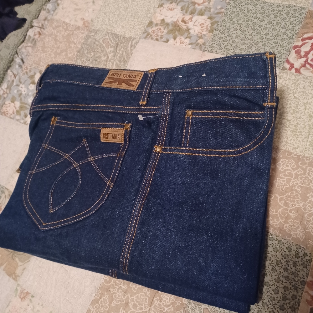 Vintage Brittania high rise jeans